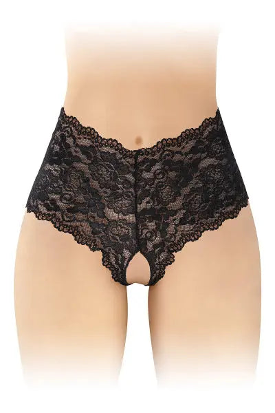 Boxer ouvert Julia - noir Fashion Secret