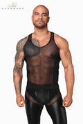 Débardeur filet 3D H057 Noir HandMade