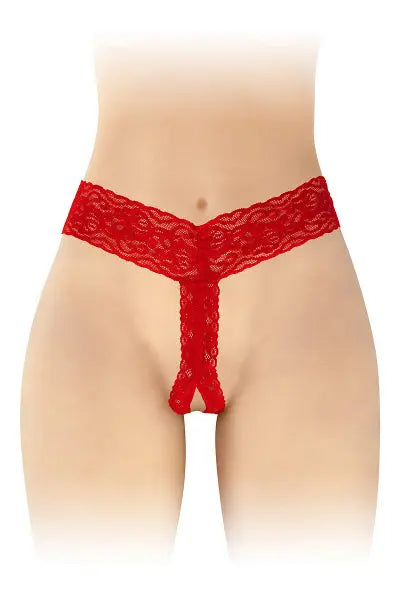 String ouvert Anita rouge - Fashion Secret Fashion Secret