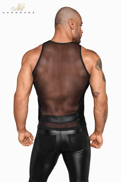 Débardeur filet 3D H057 Noir HandMade
