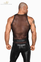 Débardeur filet 3D H057 Noir HandMade